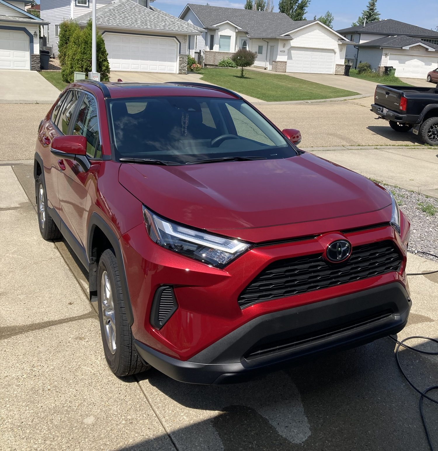 Exterior hand wash car detailing